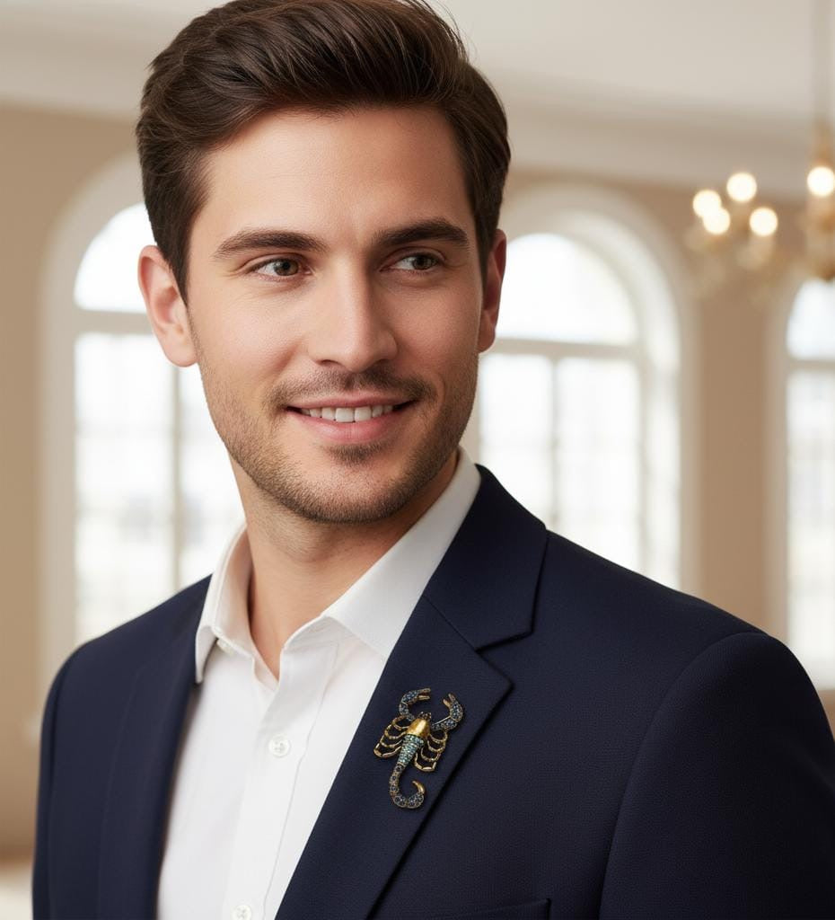 Scorpion Brooch