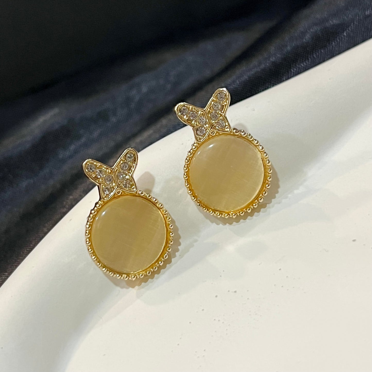 Korean-Style Butterfly Earrings