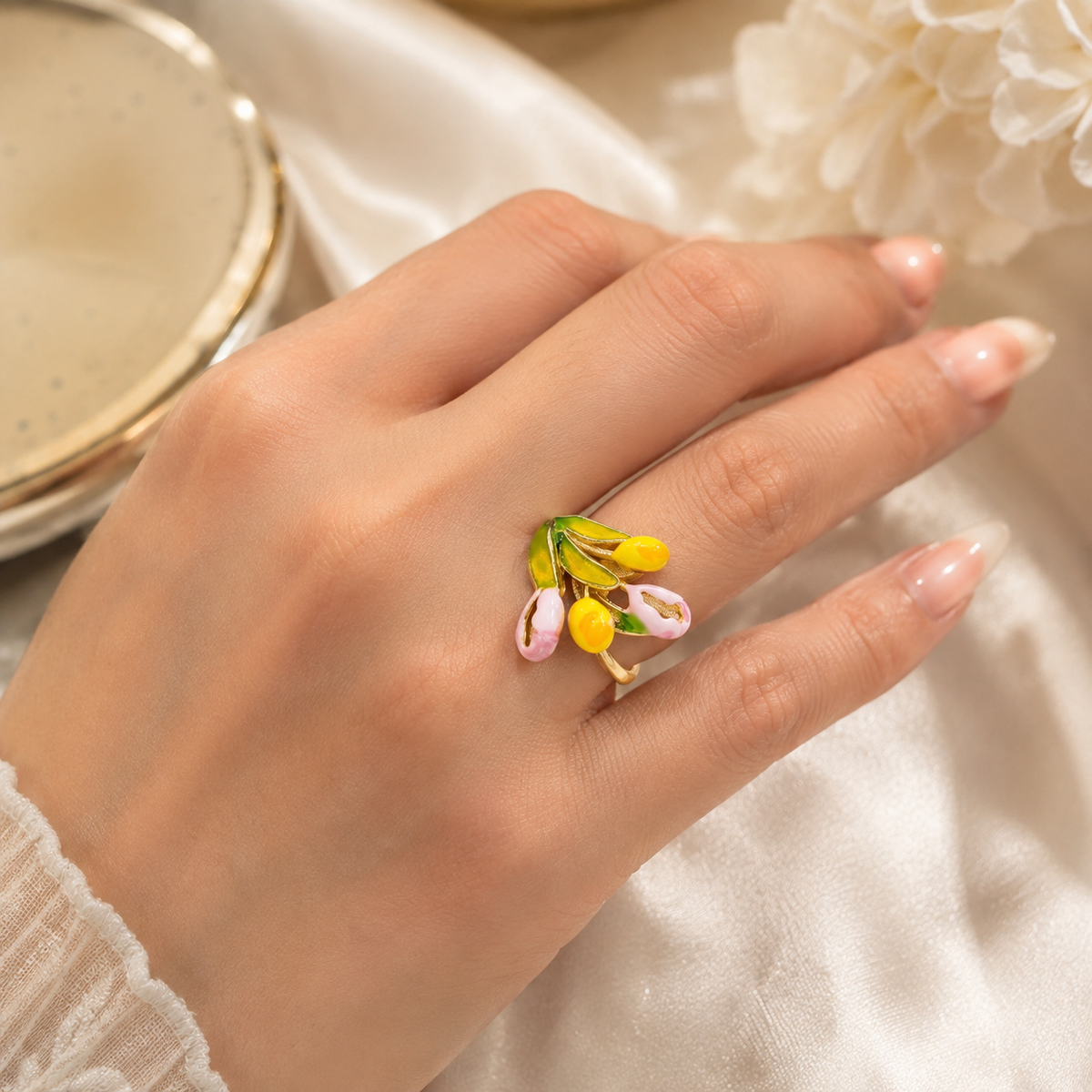 Tulip Colourful Ring