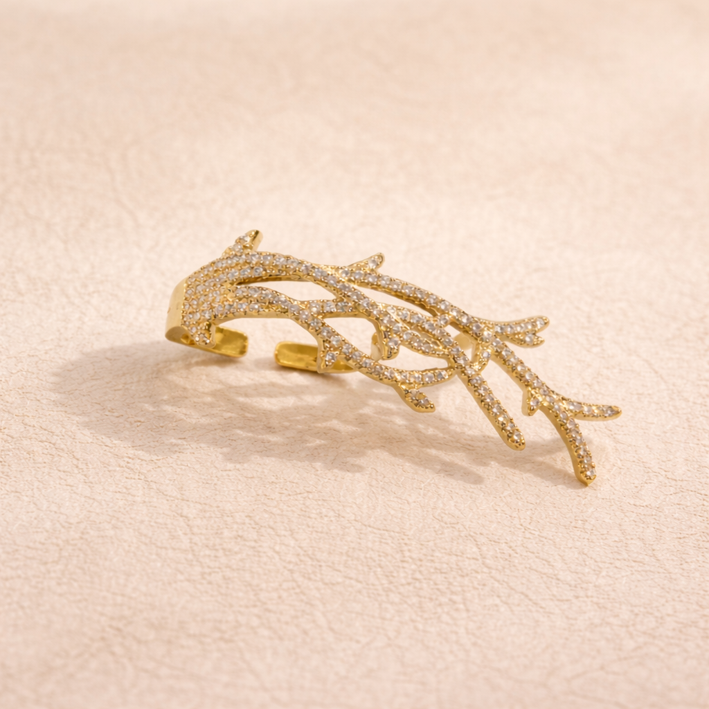 Branch Design Adjustable Ring