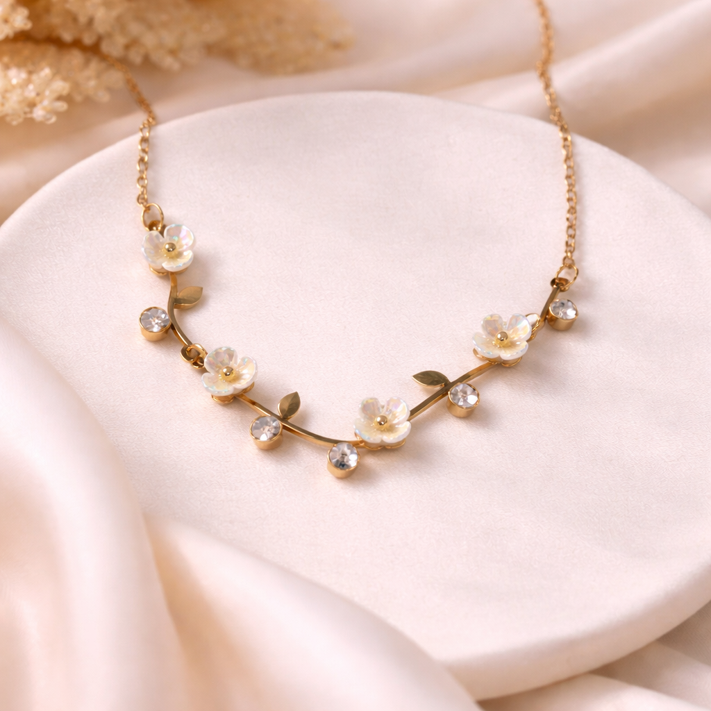 Floral Charm Necklace