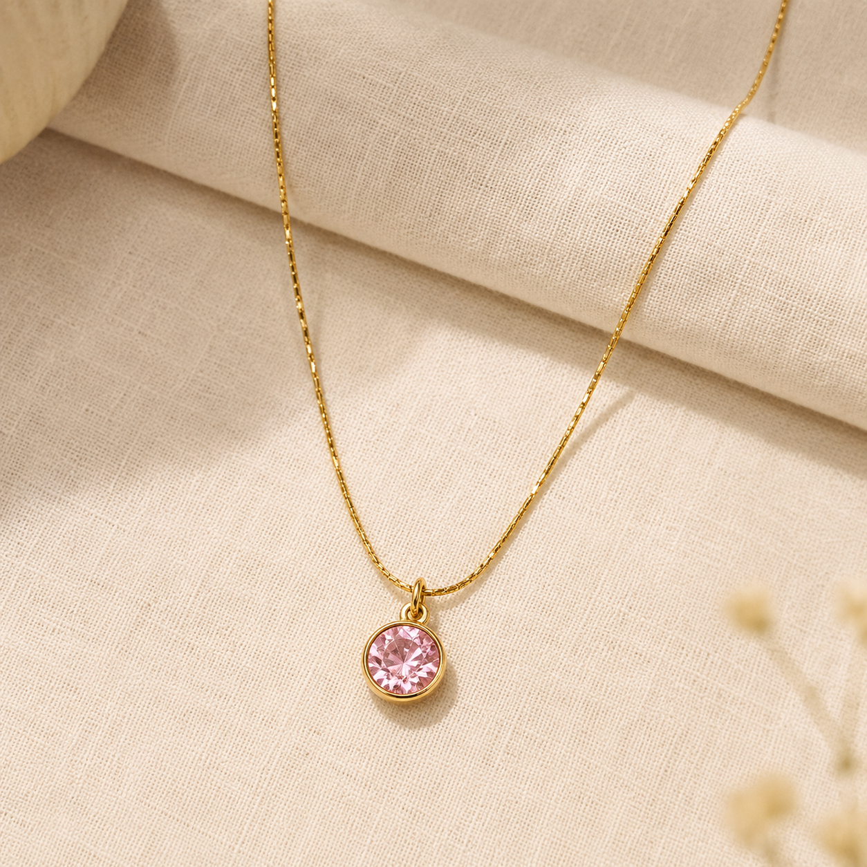 Round Pendant Necklace