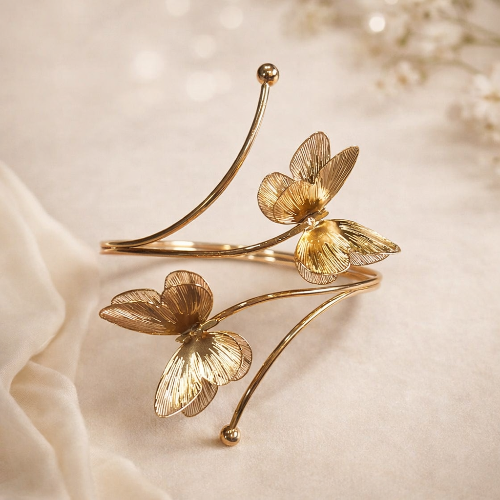 Butterfly Gold Arm Cuff