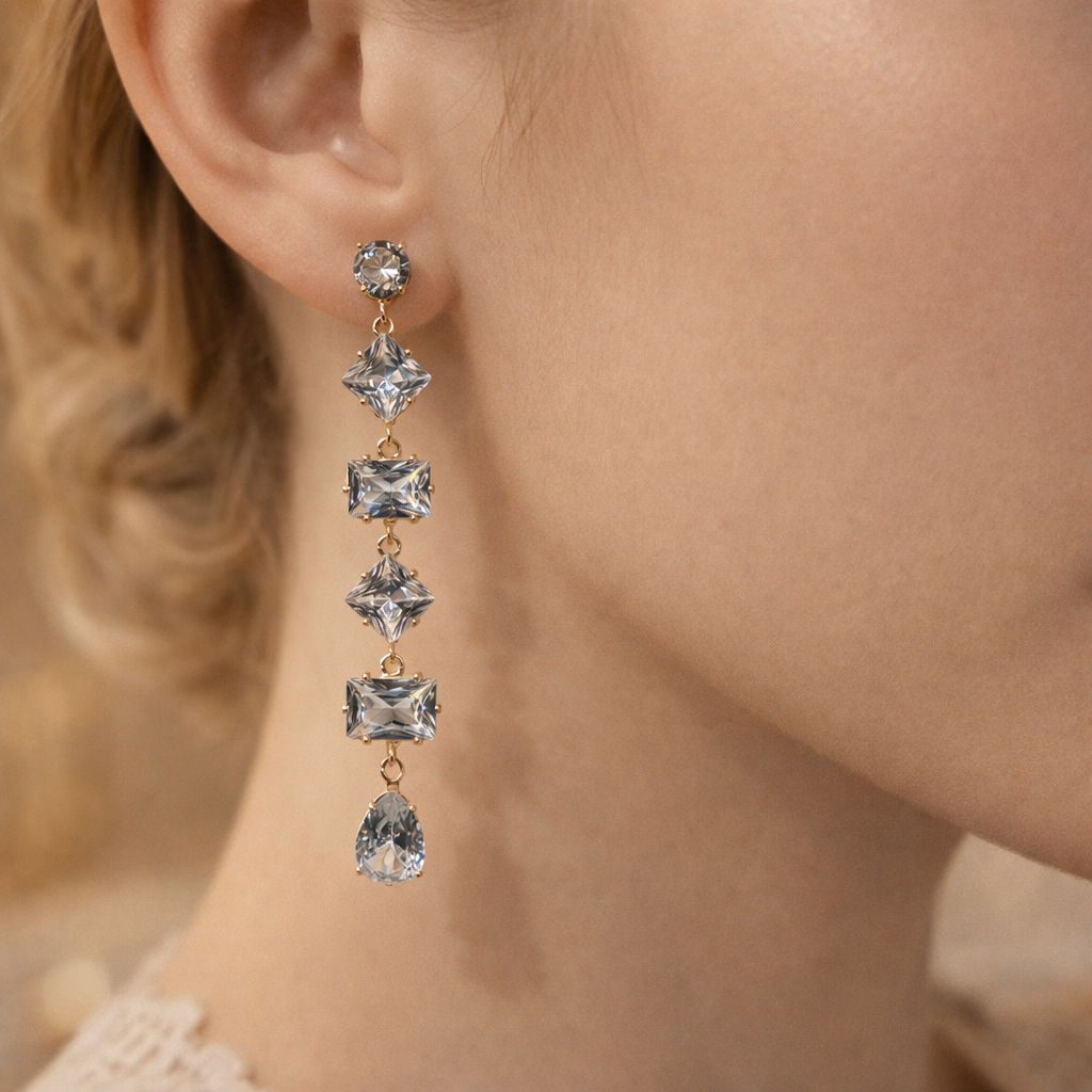 Crystal Drop Earrings