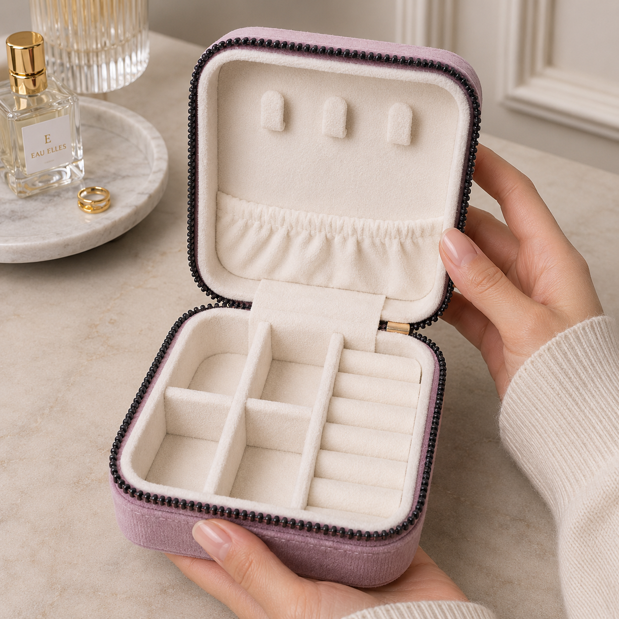 Baby Pink Jewelry Organizer