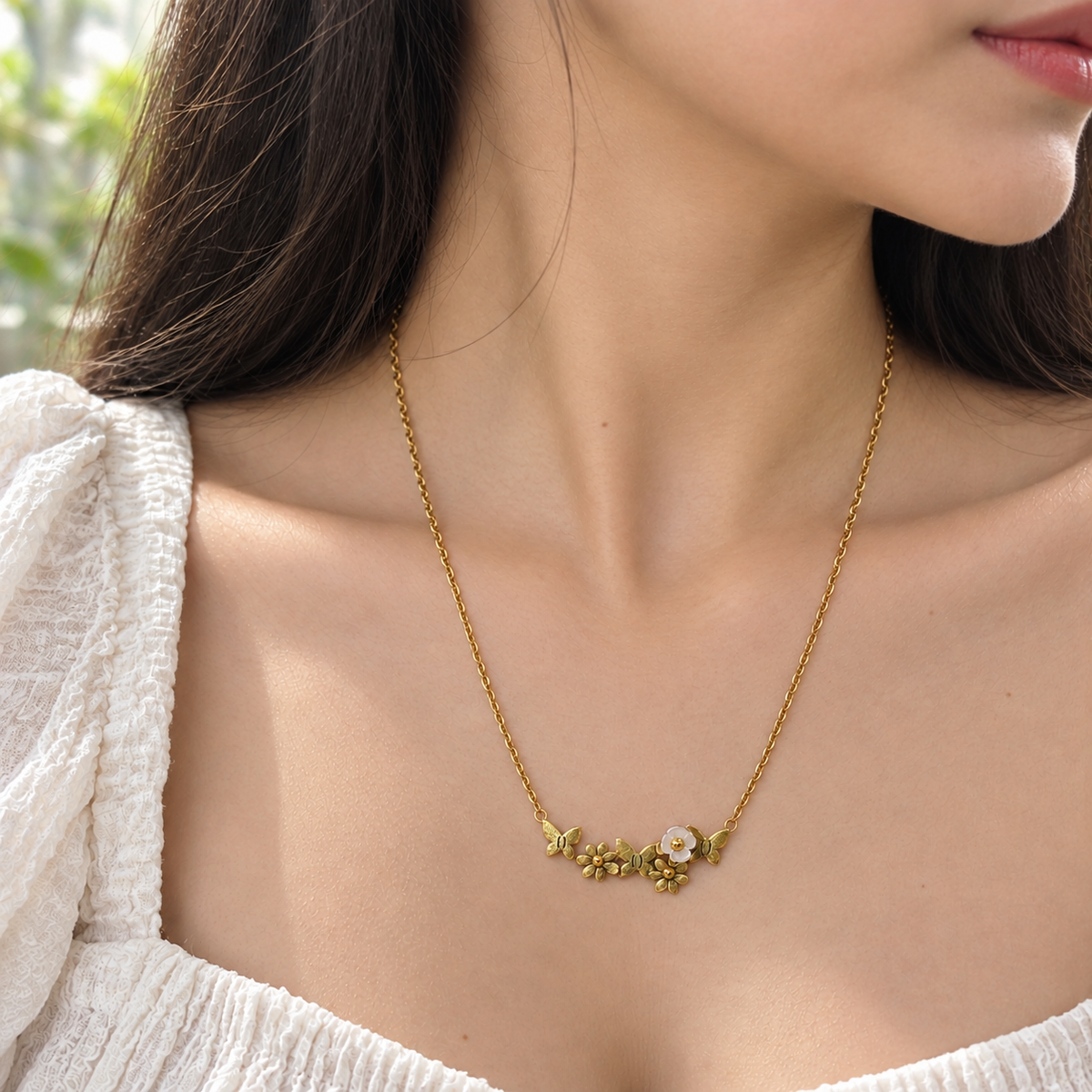 Blooming Butterfly Necklace