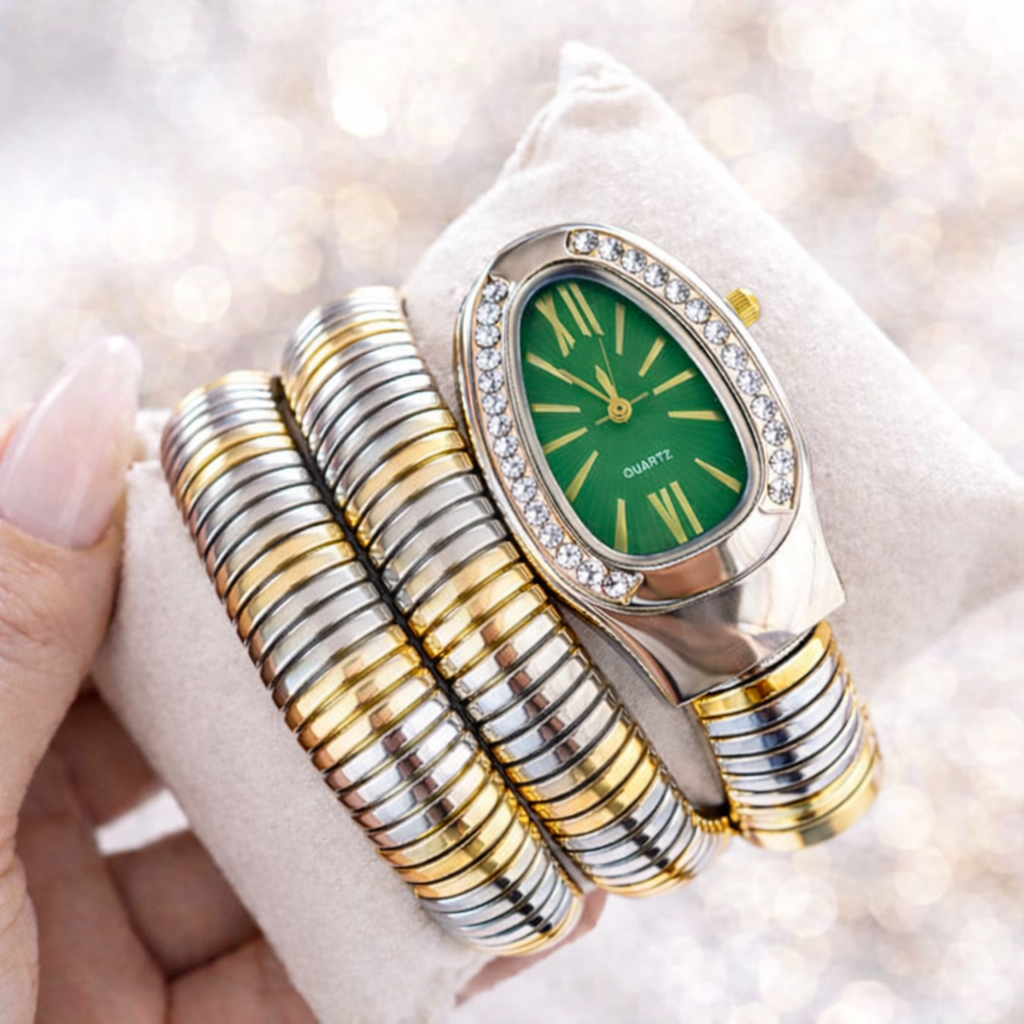 Dual Tone Snake Watch