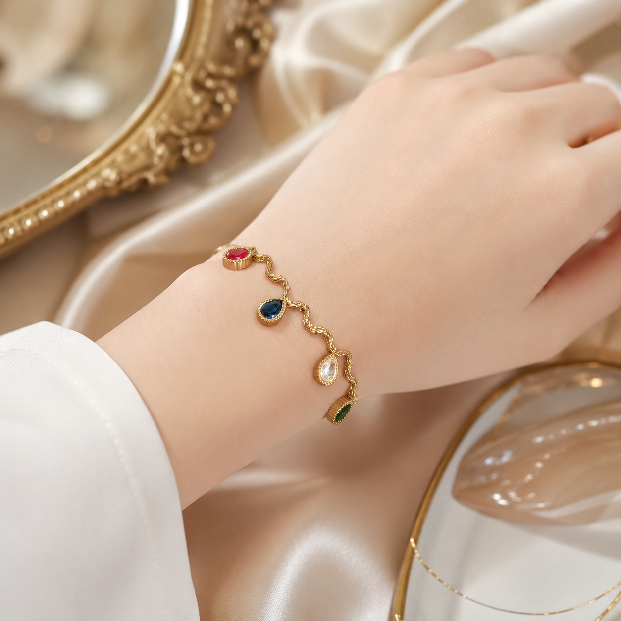 Crystal Drop Bracelet