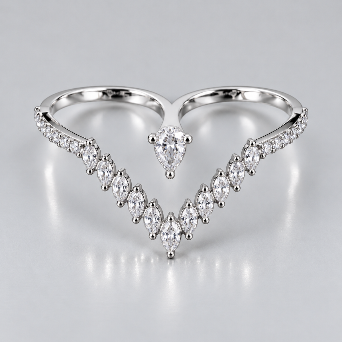 Double Finger Bar Ring