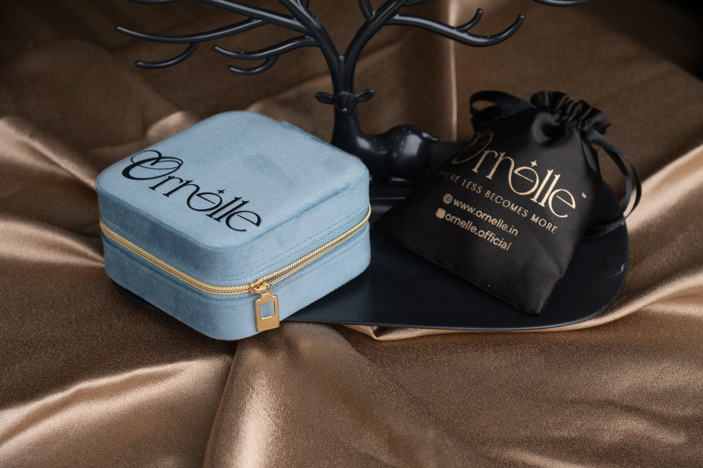 Greyish Blue Jewelry Organizer