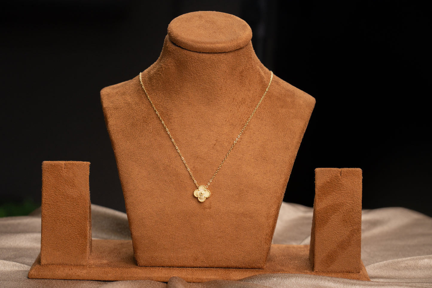 Golden Clover Necklace - N17