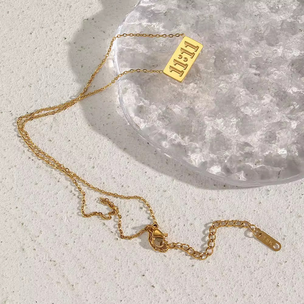 11:11 Pendant Necklace - N13