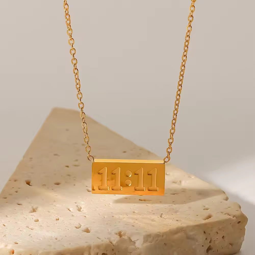 11:11 Pendant Necklace - N13
