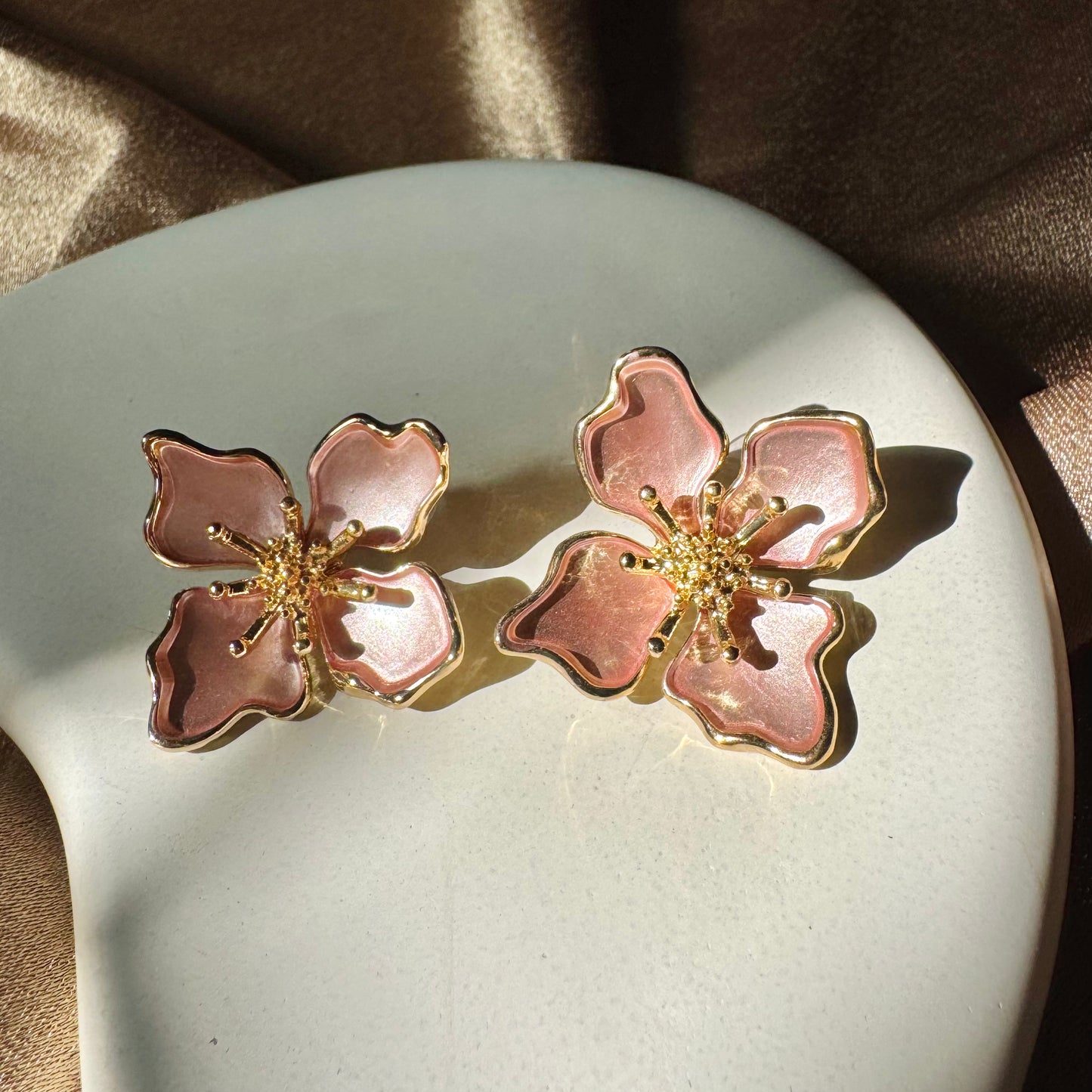 Floral Matte Earrings