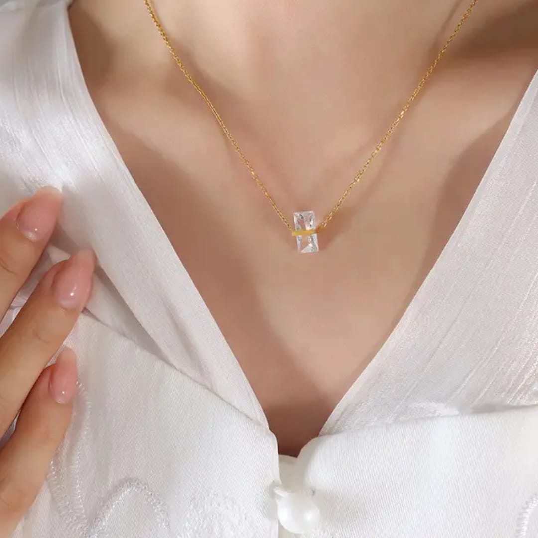 Crystal Bar Pendant