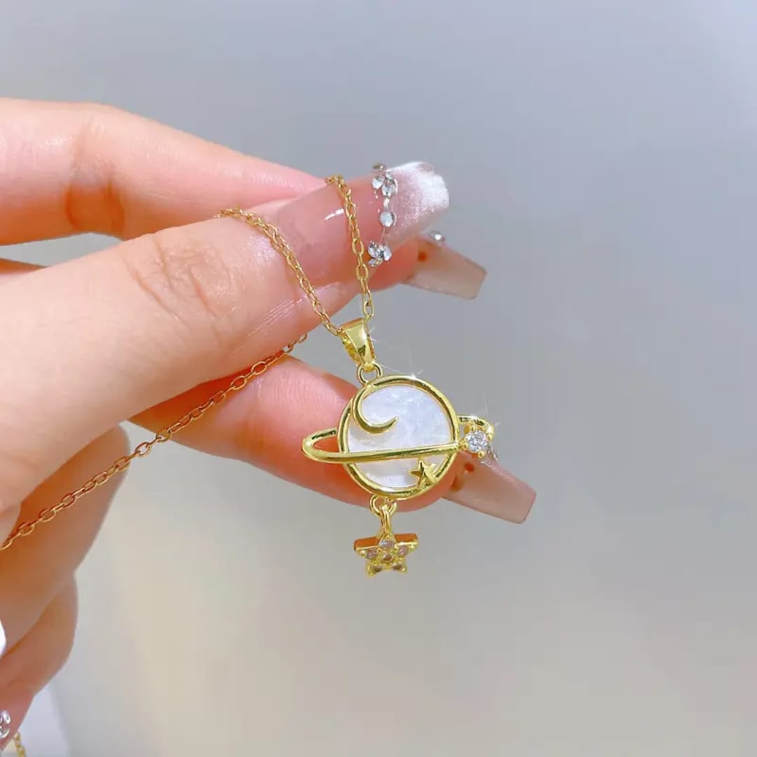 Celestial Star Planet Pendant