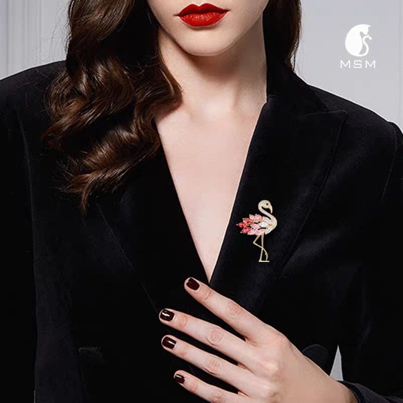 Flamingo Brooch