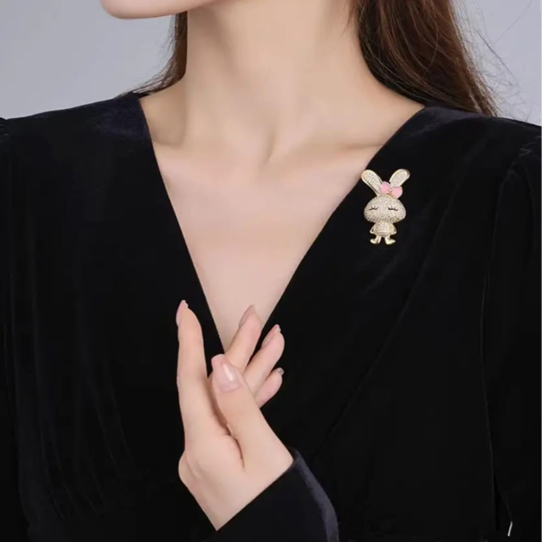 Cute Bunny Brooch