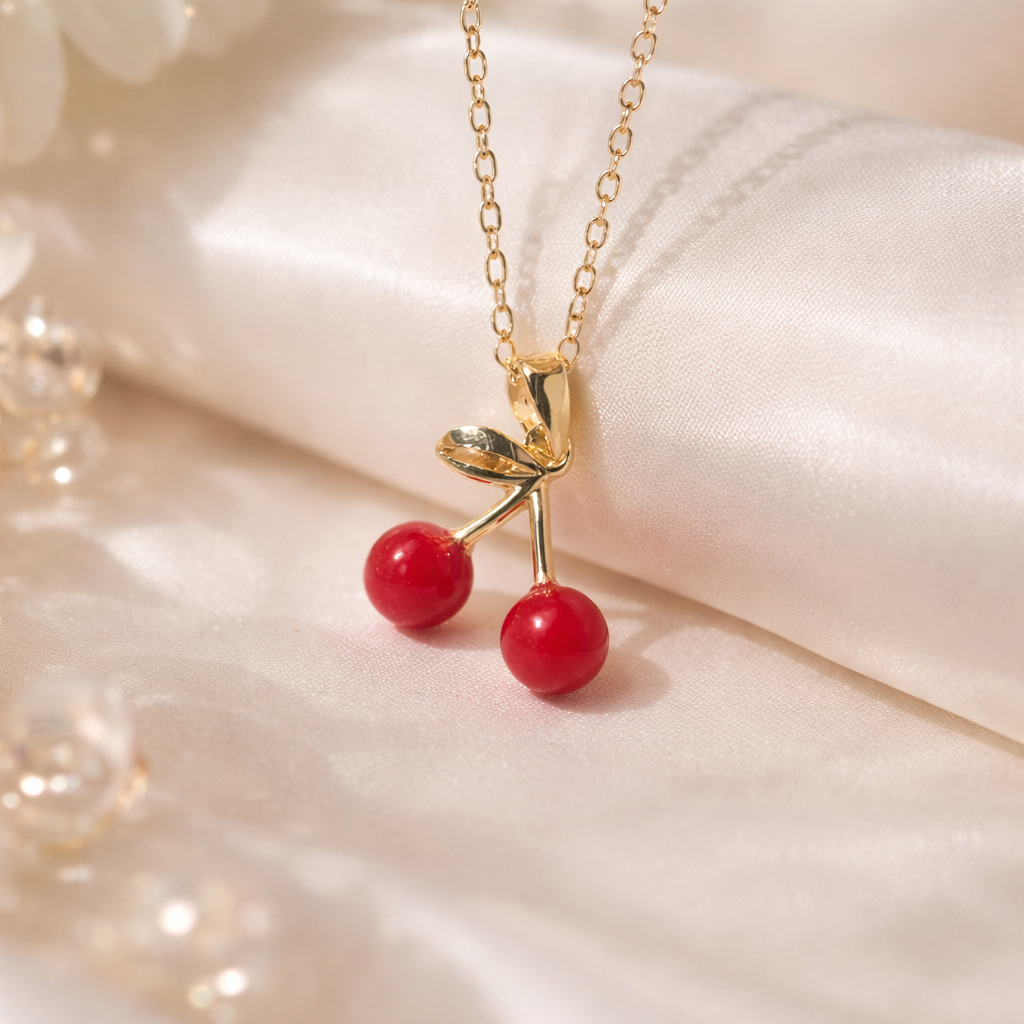 Red Cherry Necklace