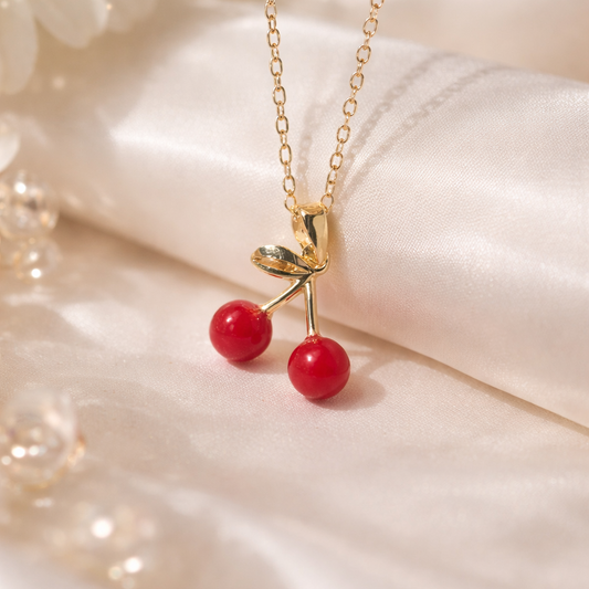 Red Cherry Necklace