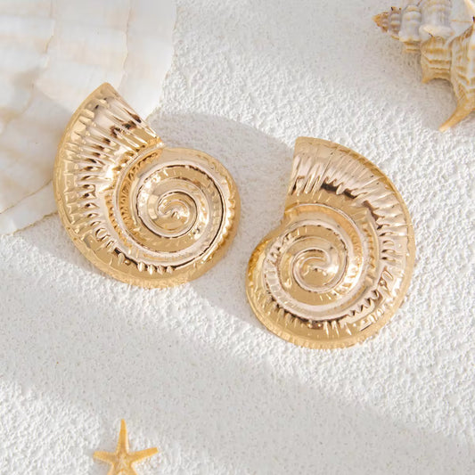 Snail-Shaped Earrings - O16