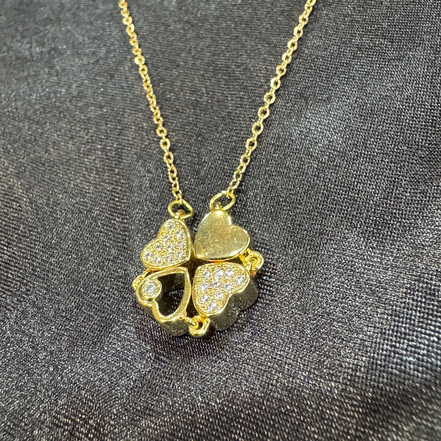 Flower Love Pendant Necklace