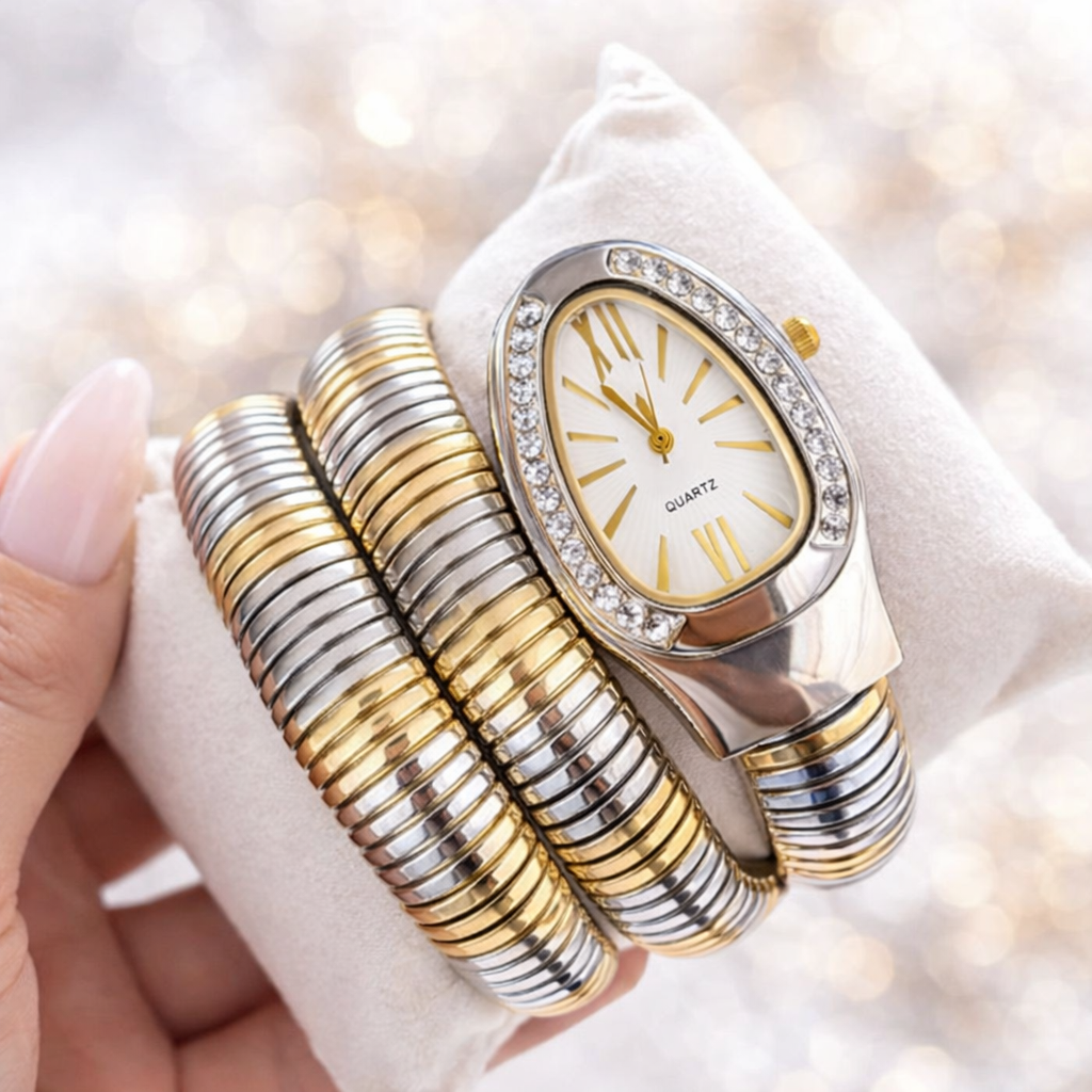 Dual Tone Snake Watch