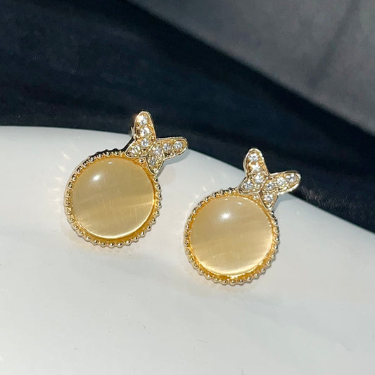 Korean-Style Butterfly Earrings