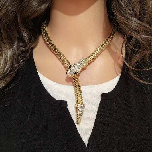 Hot-Selling Gold Snake Necklace