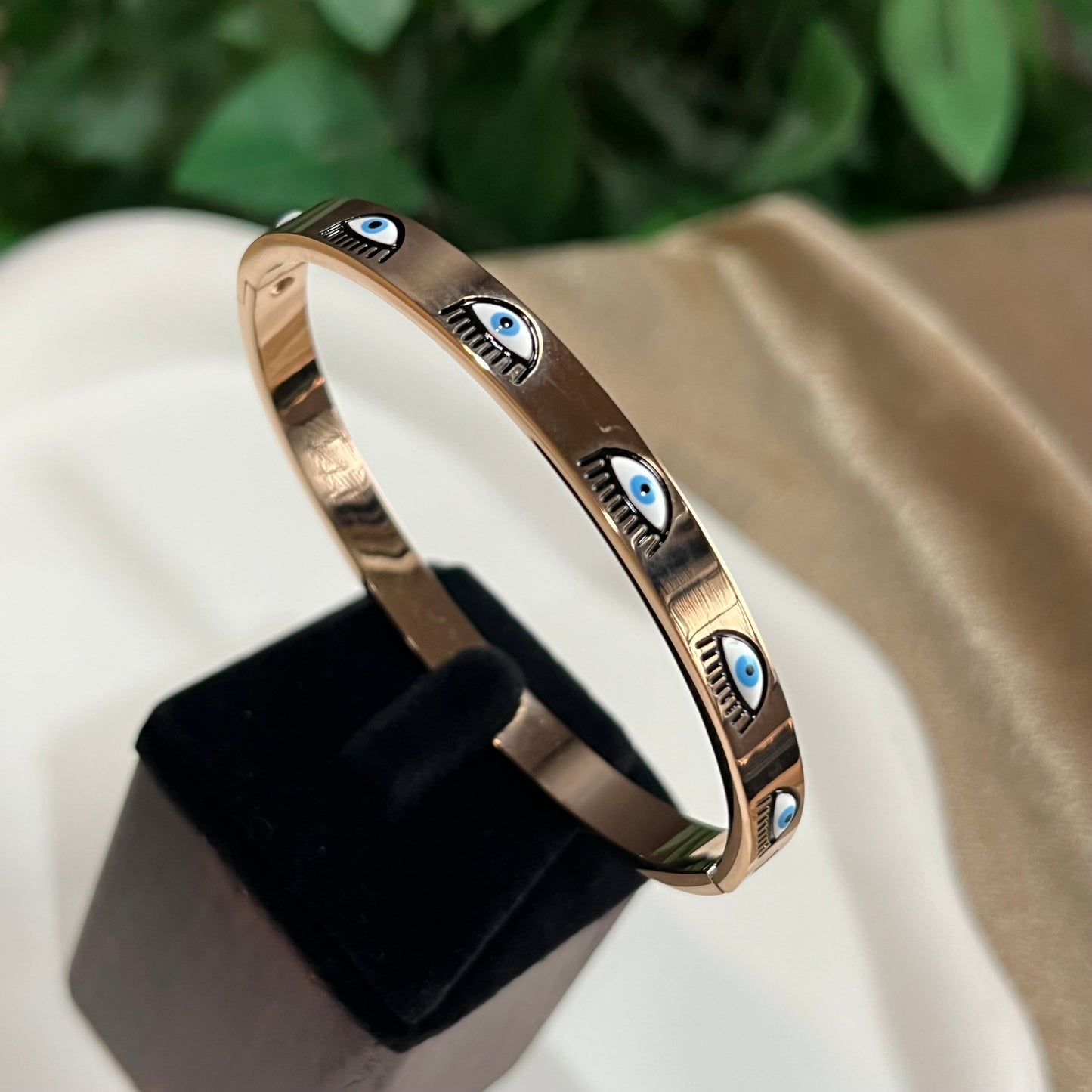 Rosegold Evil Eye Kada