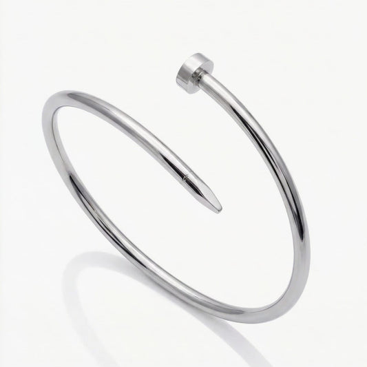 Silver Cartier-Pattern Kada