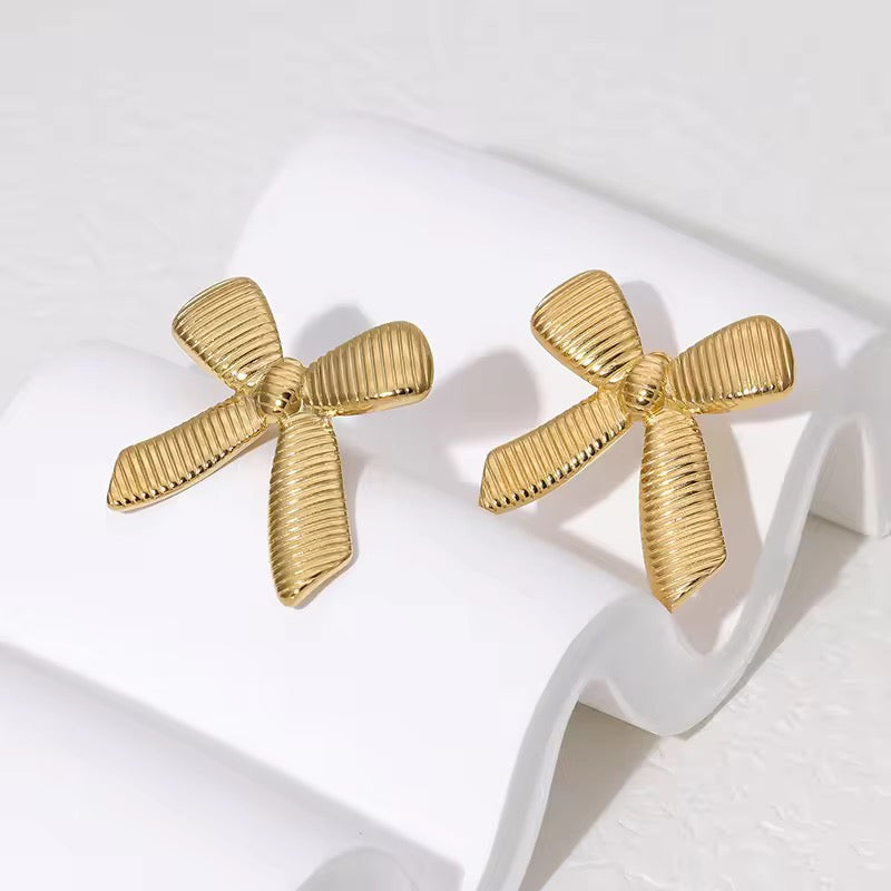 Bow-Shaped Earrings - O18
