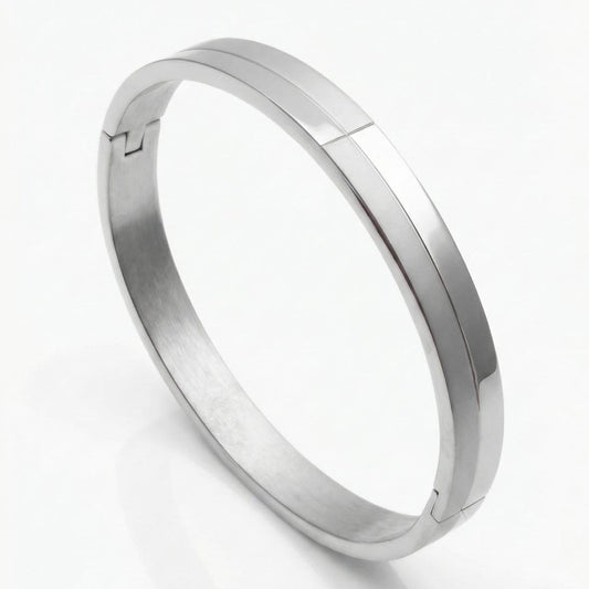 Silver Matte Unisex Kada