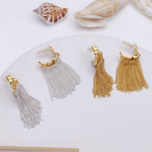 Luxe Chain Drop Earrings