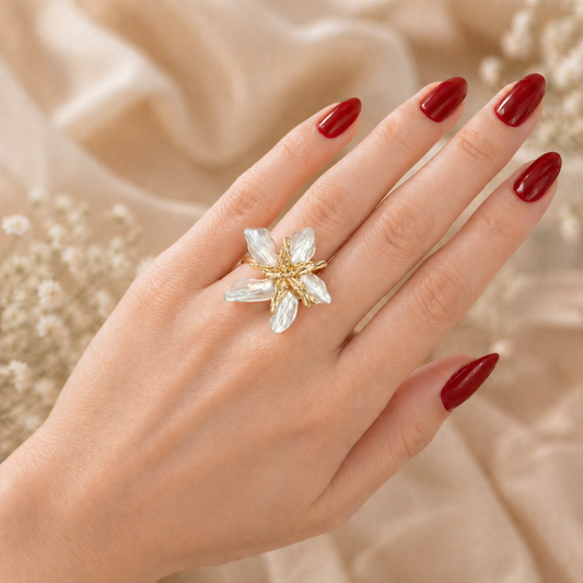 Statement Flower Ring