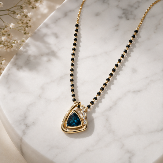 Blue Stone Mangal Sutra