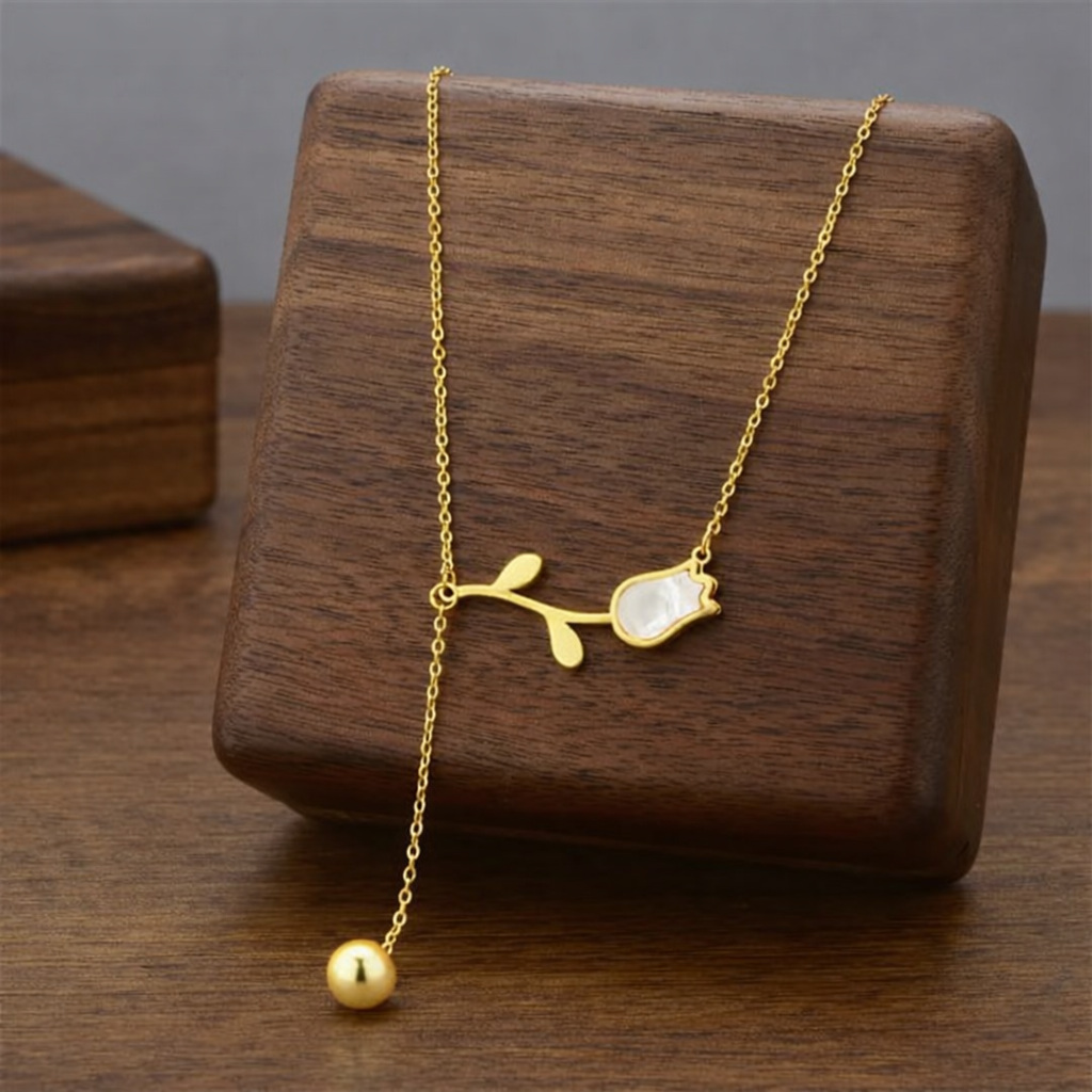 Rose Drop Necklace