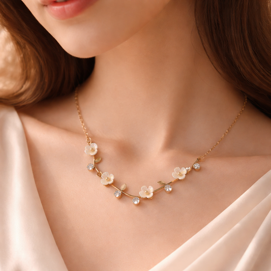 Floral Charm Necklace