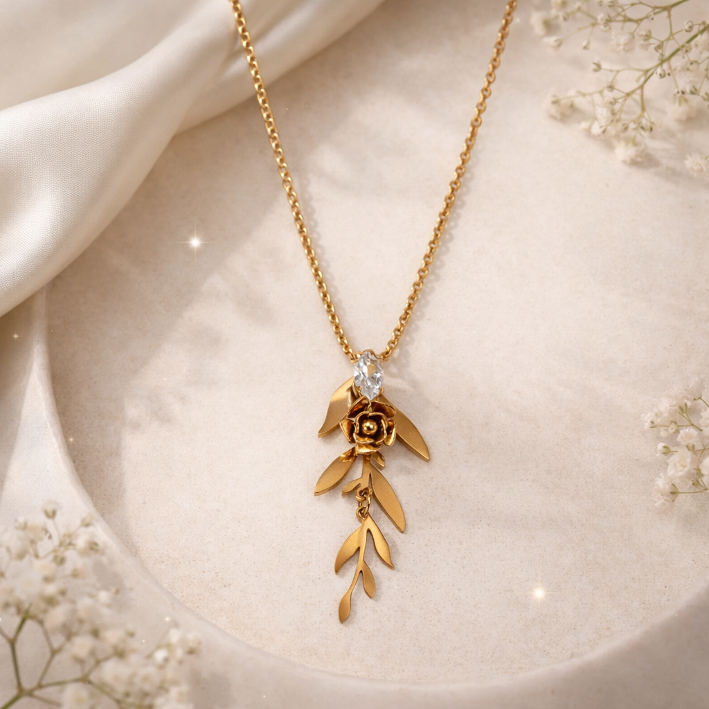 Rose Leaf Pendant