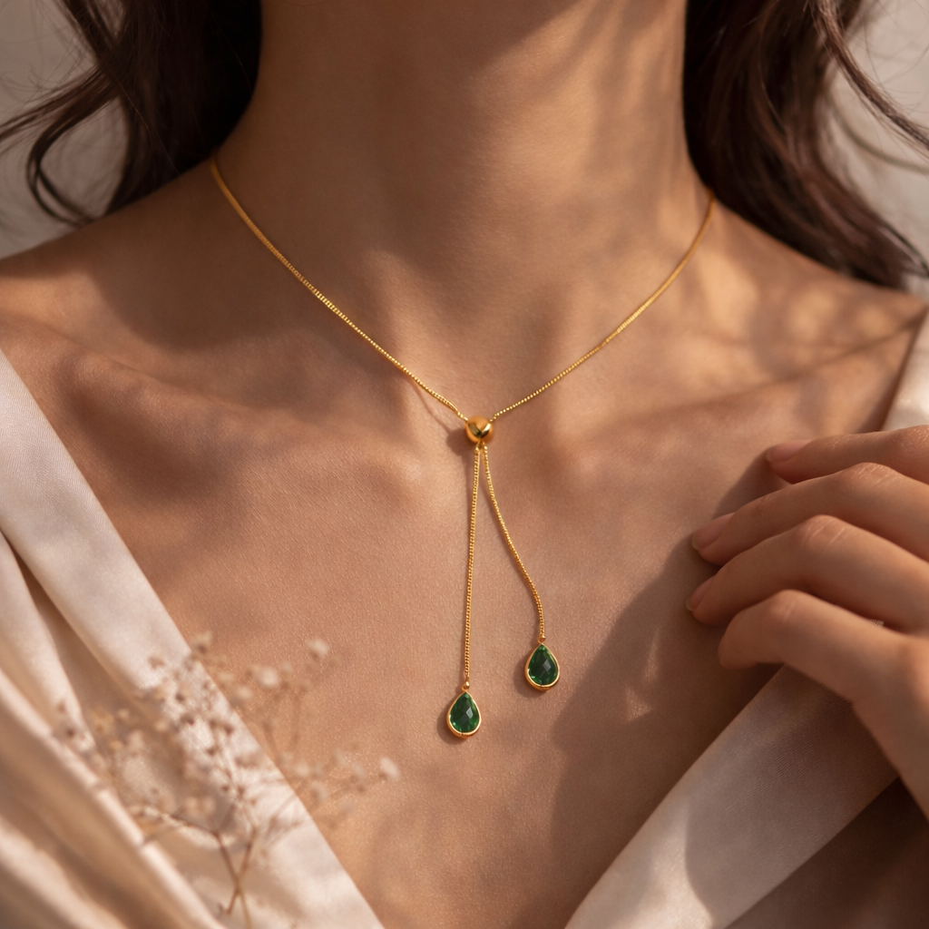 Dual Drop Necklace