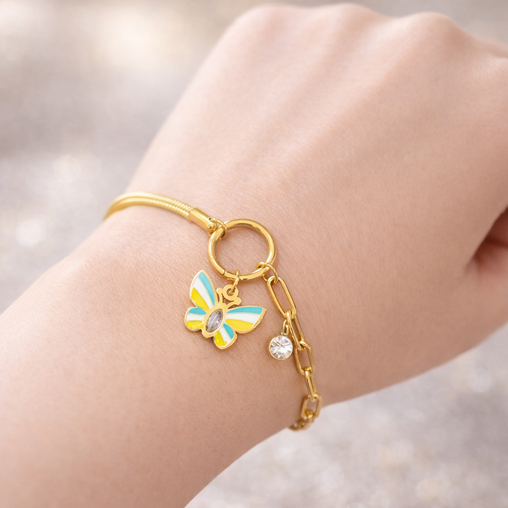 Butterfly Charm Bracelet