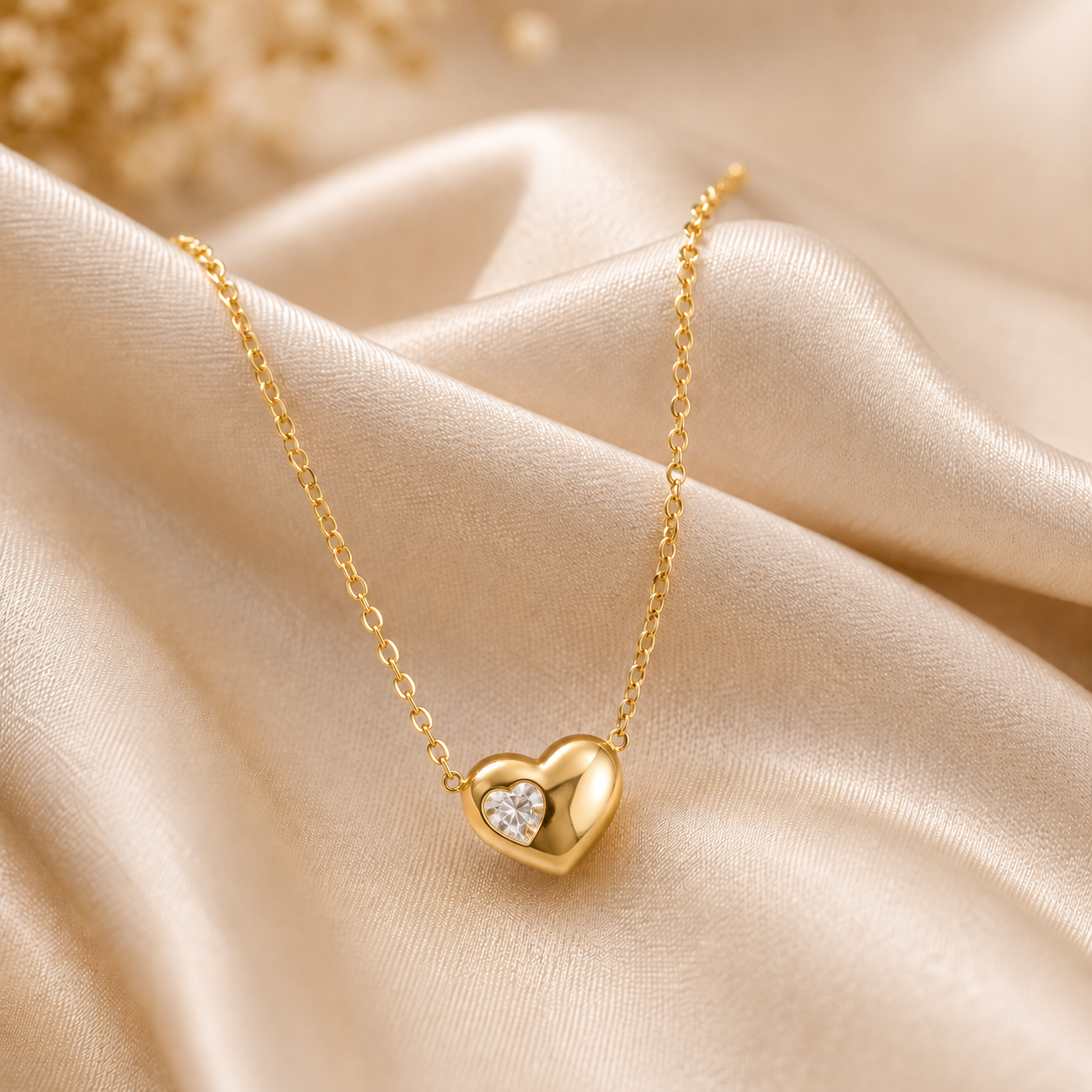 Crystal Heart Necklace