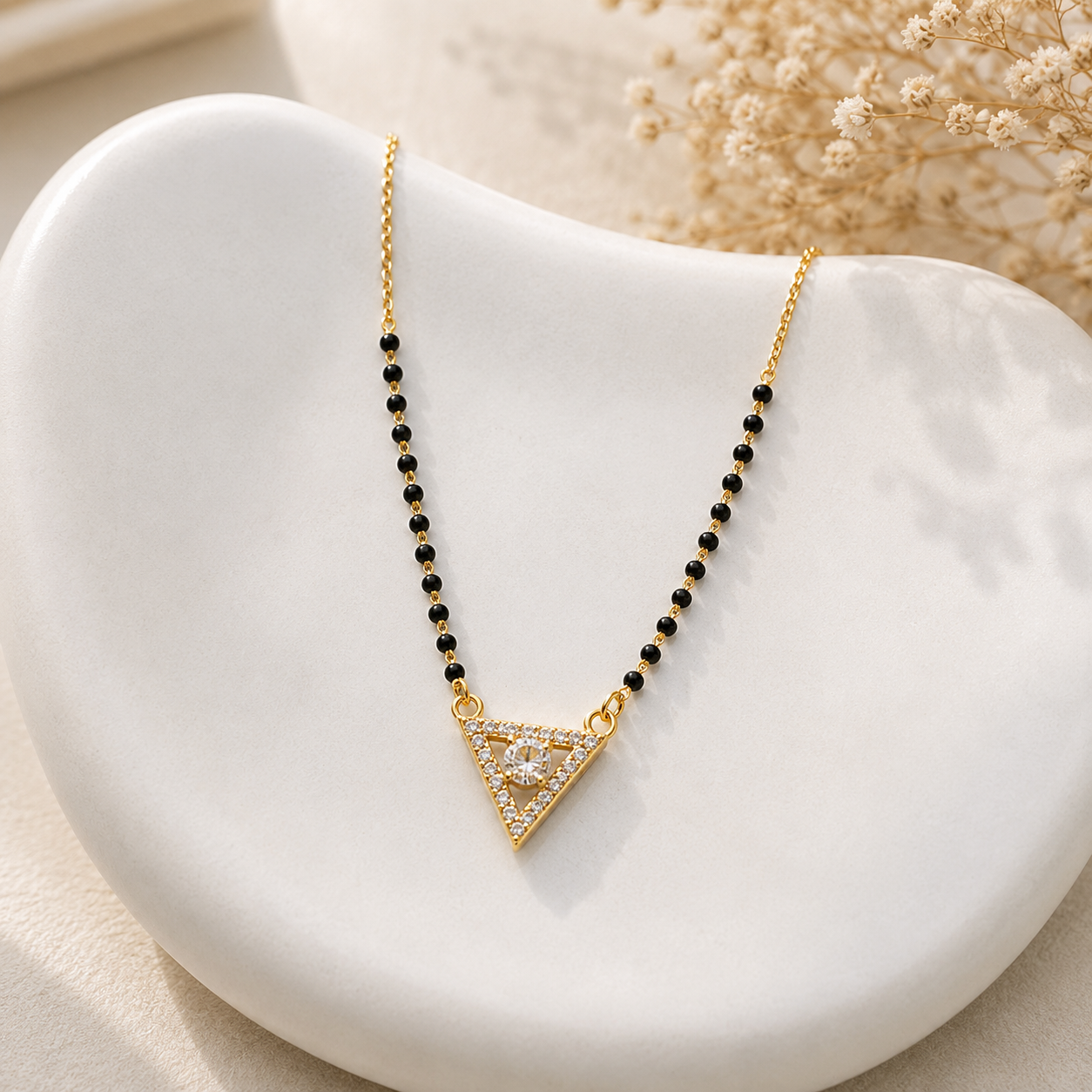 Triangle Gold Mangal Sutra
