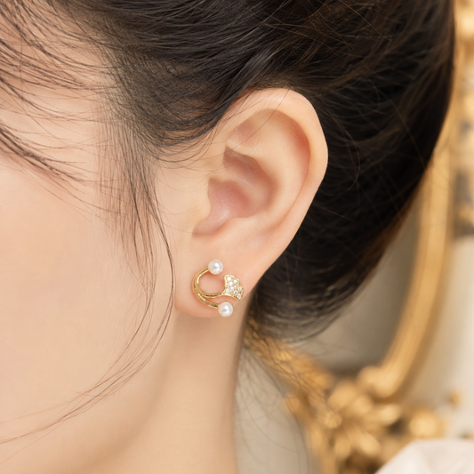 Pearl Arc Studs