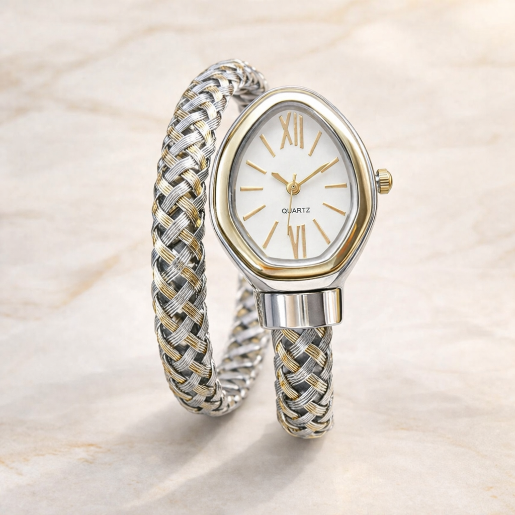 Elegant Dual Tone Watch