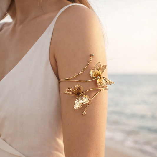 Butterfly Gold Arm Cuff