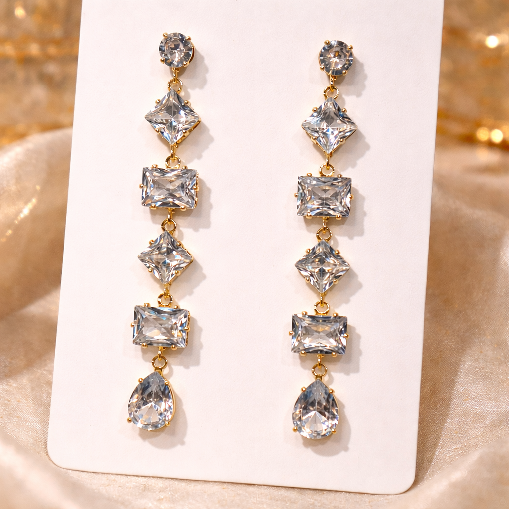 Crystal Drop Earrings