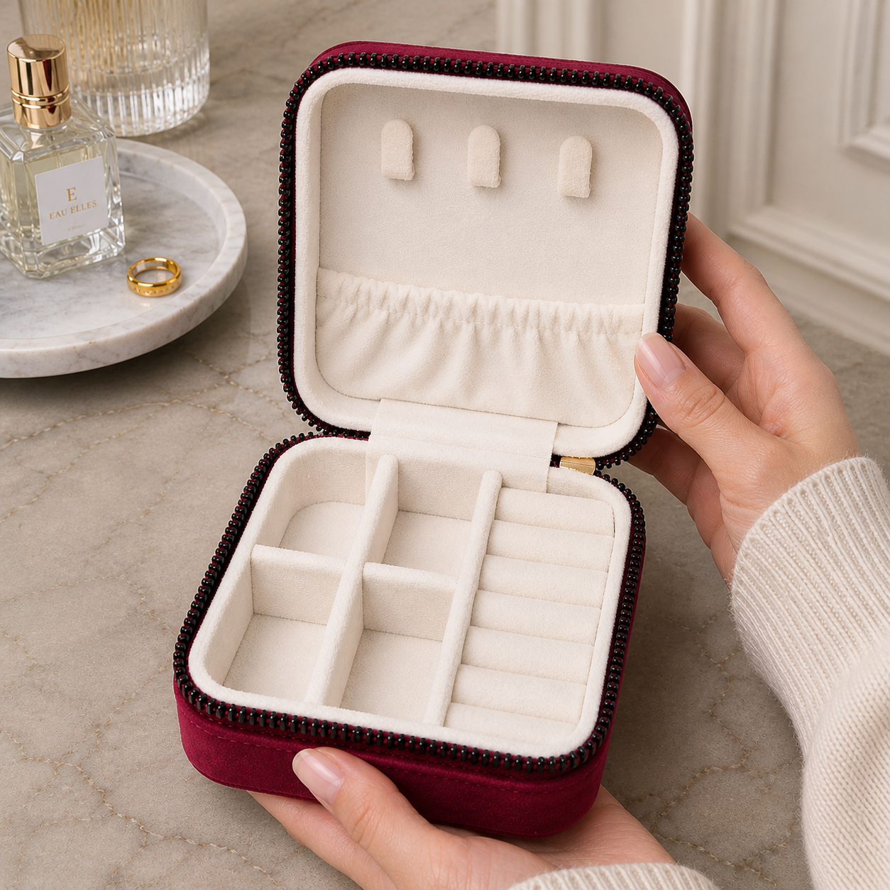 Red Jewelry Organizer