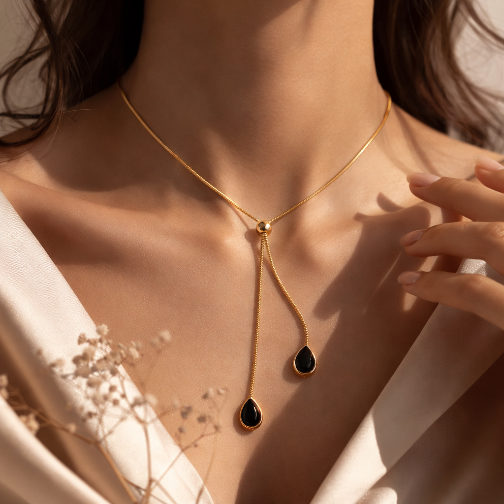 Dual Drop Necklace
