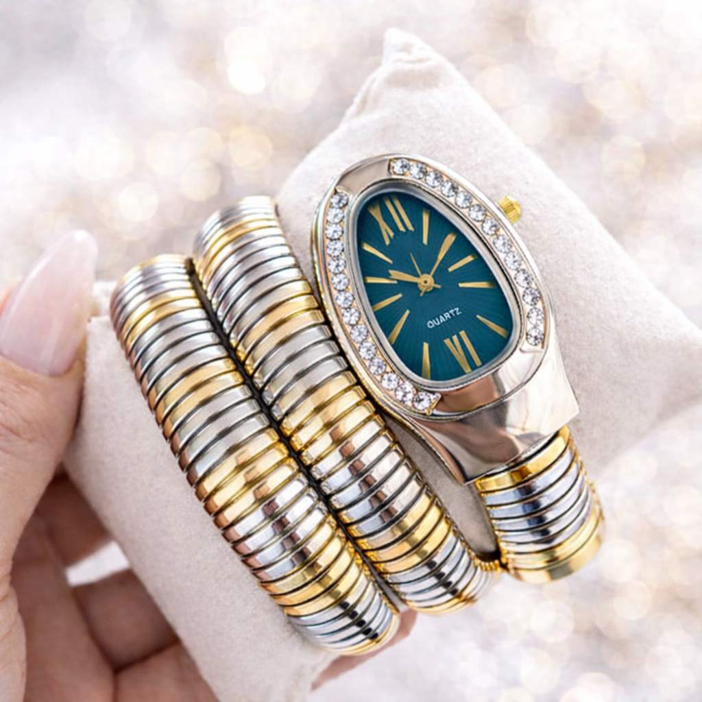 Dual Tone Snake Watch